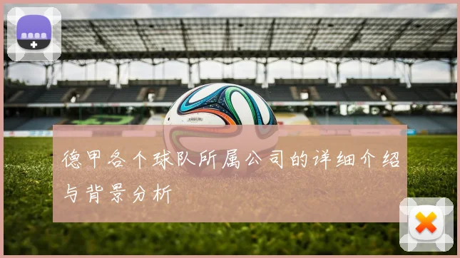 德甲各个球队所属公司的详细介绍与背景分析